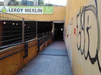 L'ingresso del tunnel di sinistra, quello che porta su via Brigata Regina 
